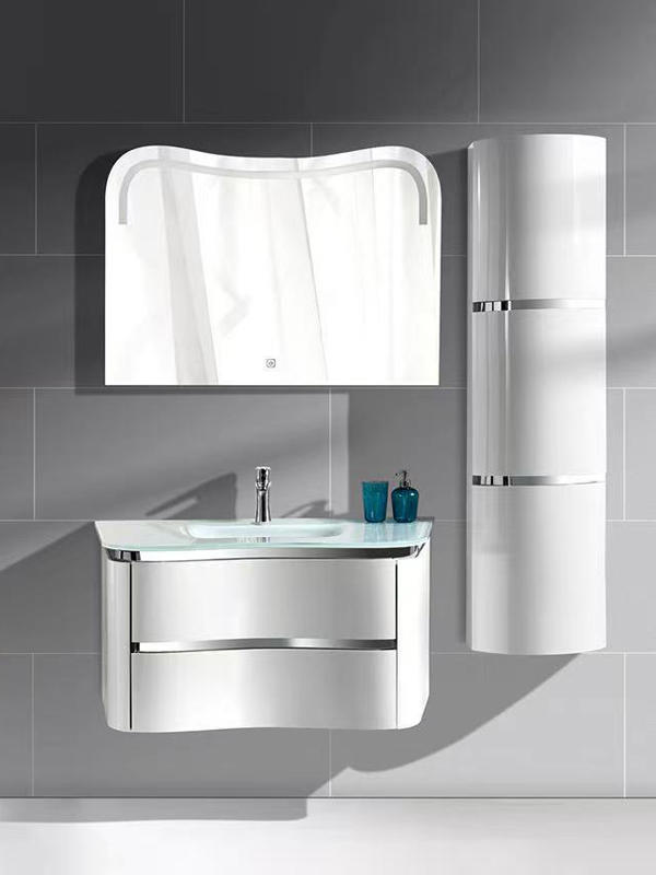 KP-5806 Modernt badrumsskåp i PVC för hotell